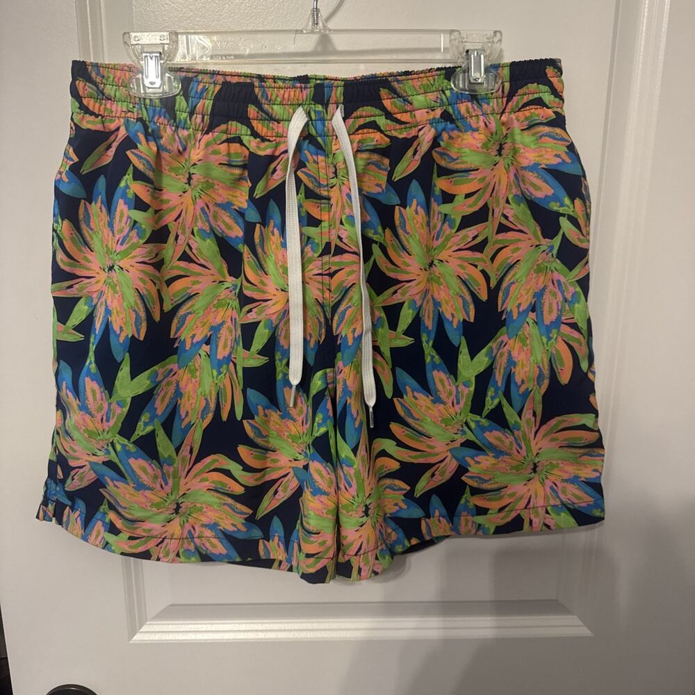 Men's Chubbies Swim Trunks 5.5" Mesh Lined The Ocean Flowers Size XL